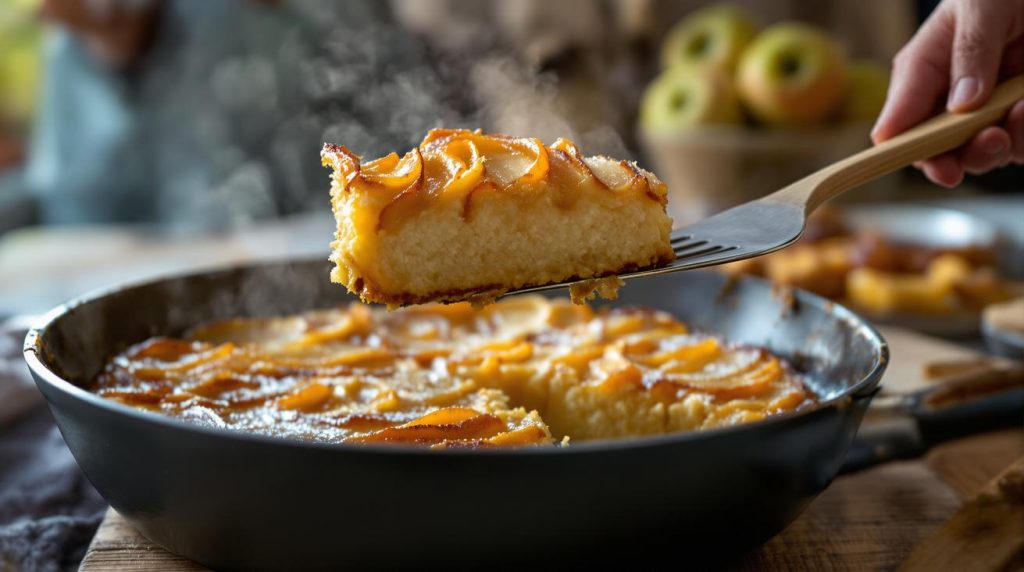 « Une poêle, et c’est tout » : mon gâteau aux pommes préféré sans allumer le four